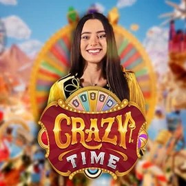 Crazy Time by Evolution, showcased at tripscasinoo.com – game logo