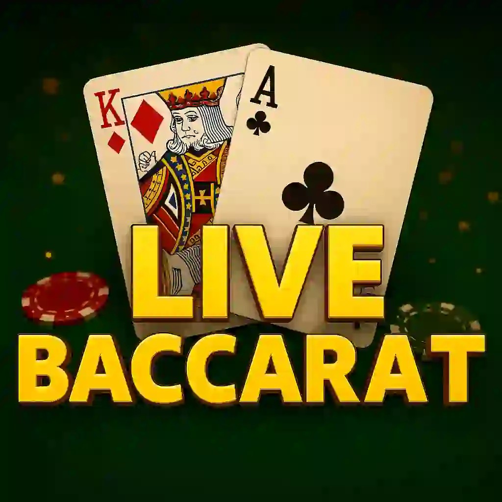 Live Baccarat casino game by Evolution – featured logo at Trips Casino