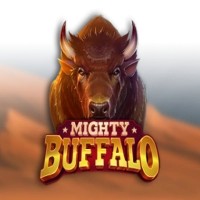 Mighty Buffalo slot logo by RAW iGaming at Trips CasinoMighty Buffalo